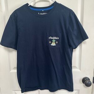NWOT Chubbies “Taco Bout a Weekend” Navy T-Shirt Men’s Size Médium